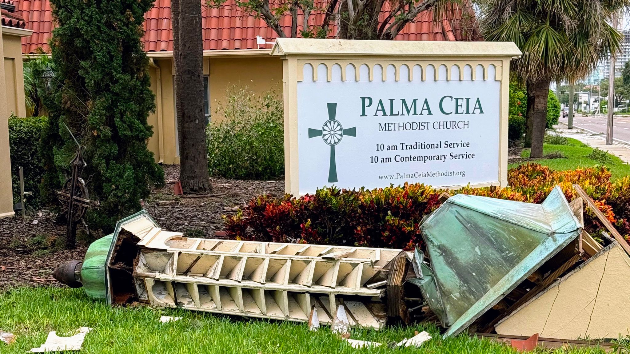 South Tampa church installs new steeple nearly two years after Hurricane Milton — WFTS ABC Action News Tampa, Palm Harbor Government news
