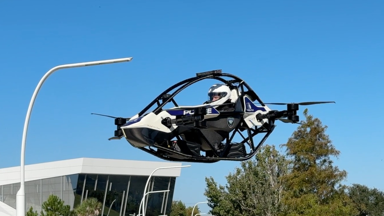 Florida Poly Police becomes first agency in U.S. to use electric flying vehicle — WFTS ABC Action News Tampa, Palm Harbor Technology news