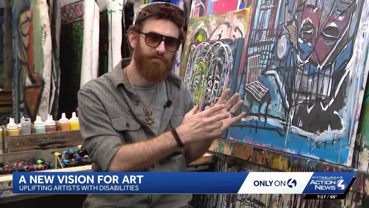 'Create, create, create': Artist turns vision loss into inspiration — WESH 2 Orlando, Palm Harbor Arts news