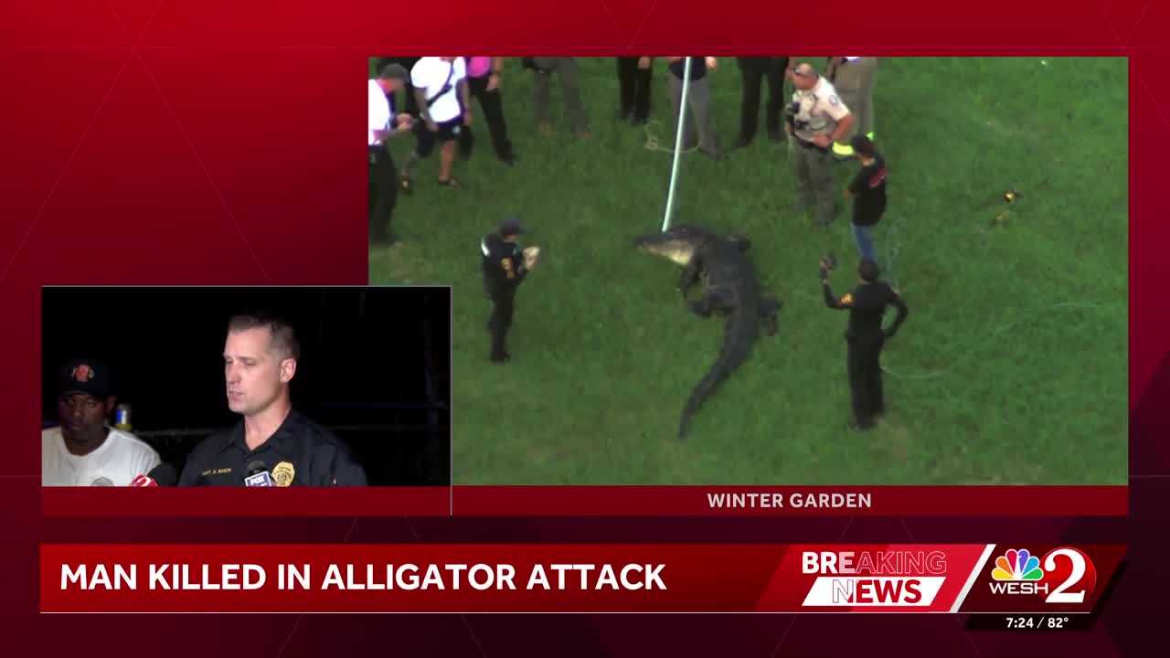 Alligator attacks, kills man who was fishing in Winter Garden, police say — WESH 2 Orlando, Palm Harbor Community news