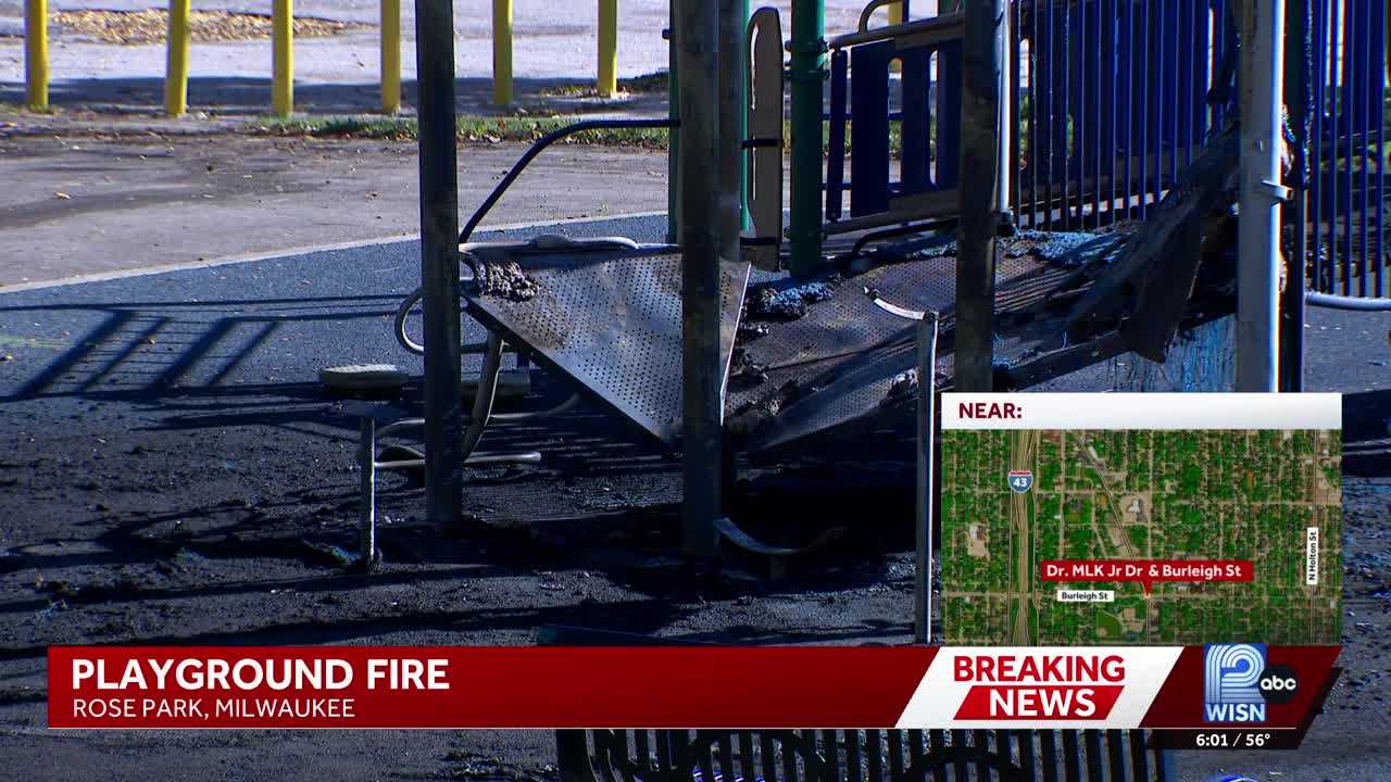 Fire at Milwaukee park melts playground equipment — WISN 12 Milwaukee, Palm Harbor Community news