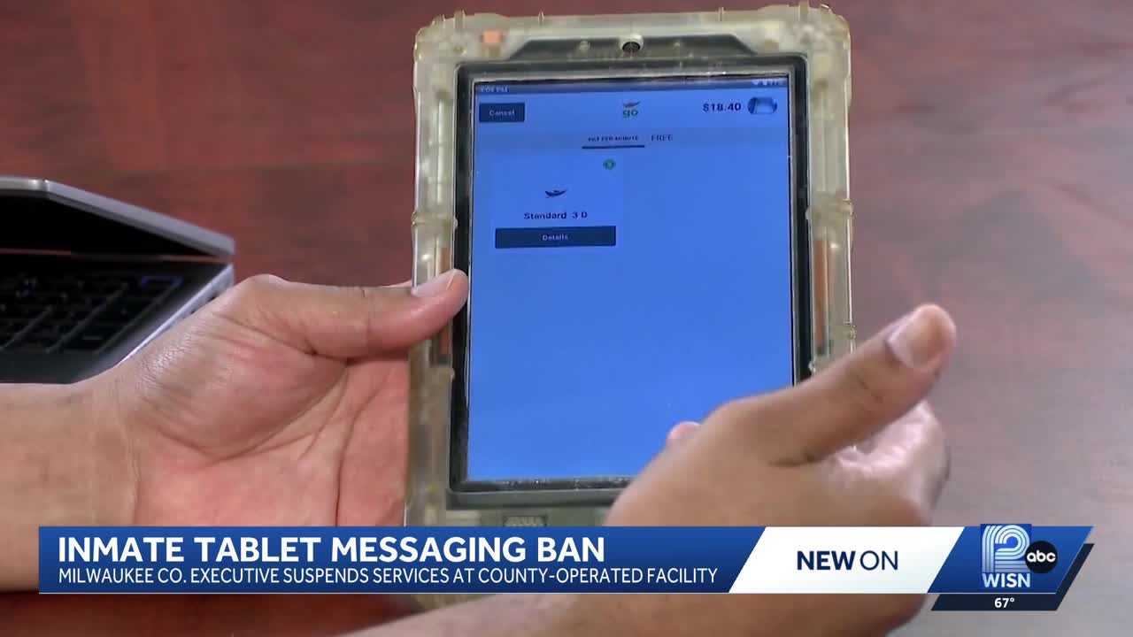 Milwaukee County Sheriff's Office suspends messaging feature on jail tablets — WISN 12 Milwaukee, Palm Harbor Community news
