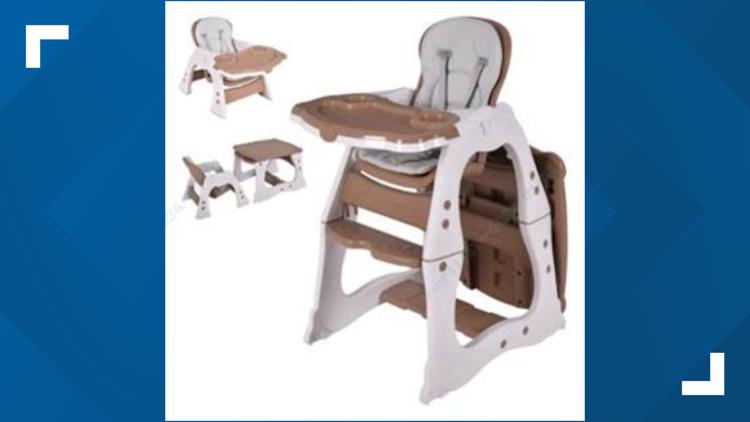 Convertible high chairs recalled over risk of fall, entrapment — WTSP Business Tampa Bay, Palm Harbor Business news