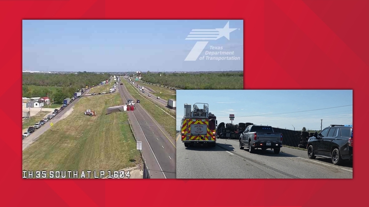 Von Ormy PD: Traffic being diverted after 18-wheeler rolls over on I-35; no injuries reported — KENS 5 (San Antonio), Palm Harbor Community news