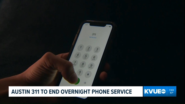 Austin 311 non-emergency call center to close overnight service starting Nov. 1 — KVUE (Austin), Palm Harbor Community news