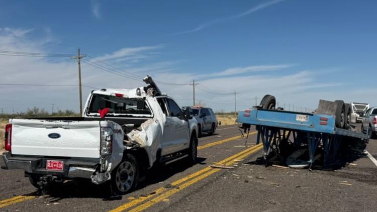 Single-vehicle crash closes intersection of State Highway 18 and County Road 306 in Winkler County — NewsWest 9 (Permian Basin), Palm Harbor Community news