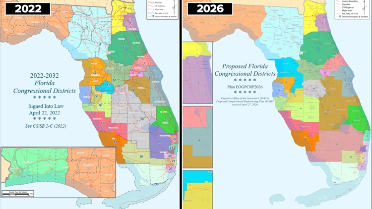 How Florida's new congressional map is affecting Tampa Bay voters — WTSP 10 Tampa Bay, Palm Harbor Community news