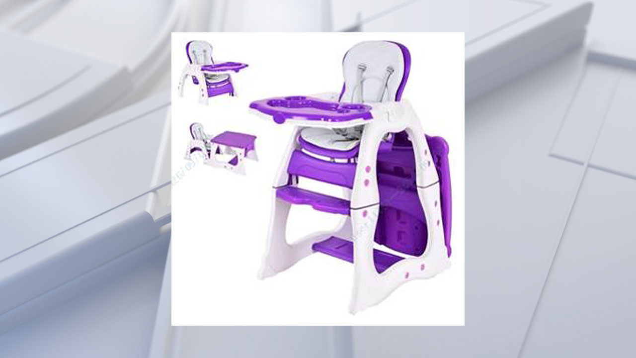 Convertible high chairs sold nationwide recalled for entrapment, fall risk — FOX 13 Tampa Bay News, Palm Harbor Business news
