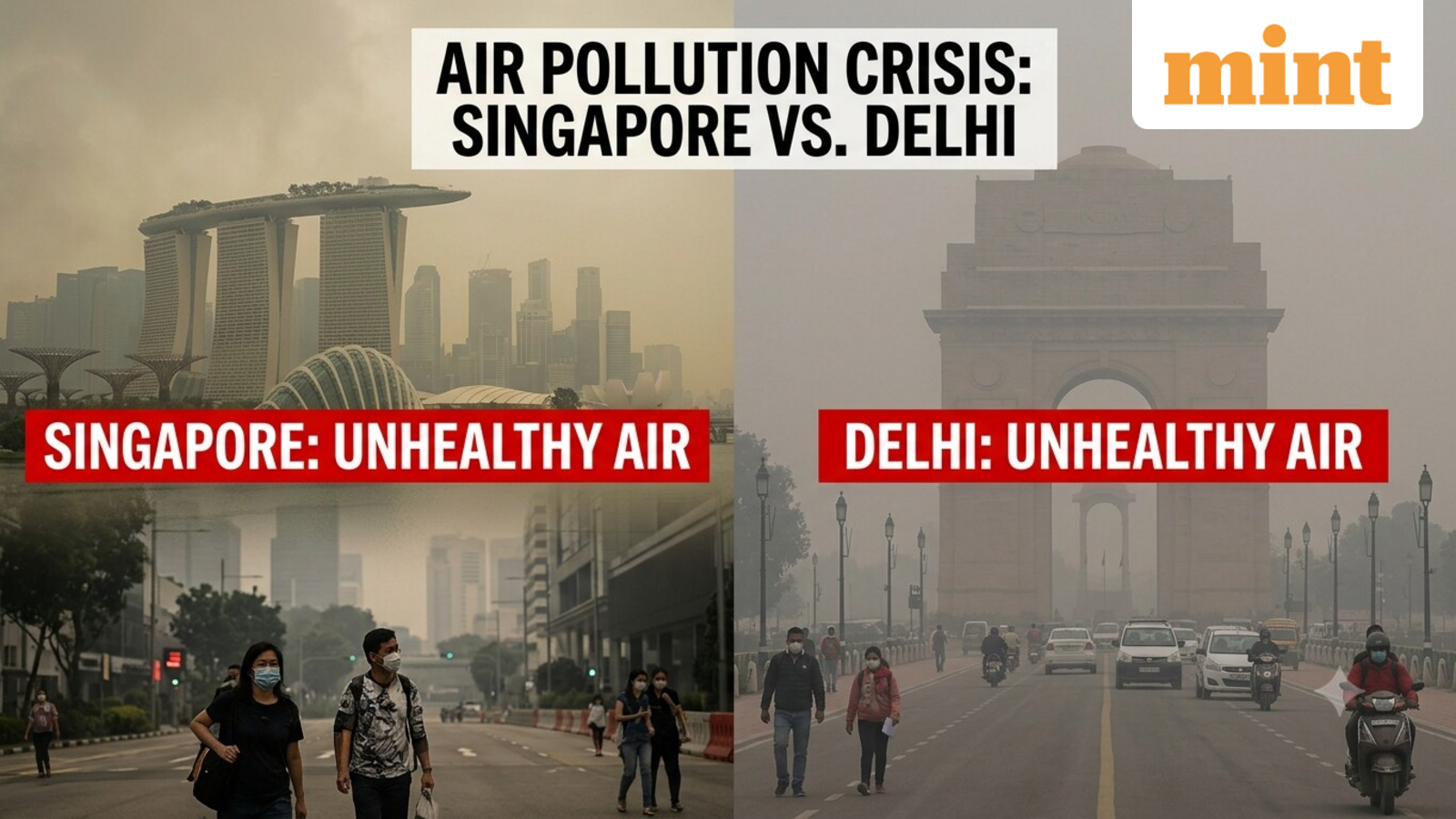 Delhi braces for GRAP curbs as AQI soars; Singapore battles wildfire haze. How do the two compare? — Mint India, Palm Harbor Technology news